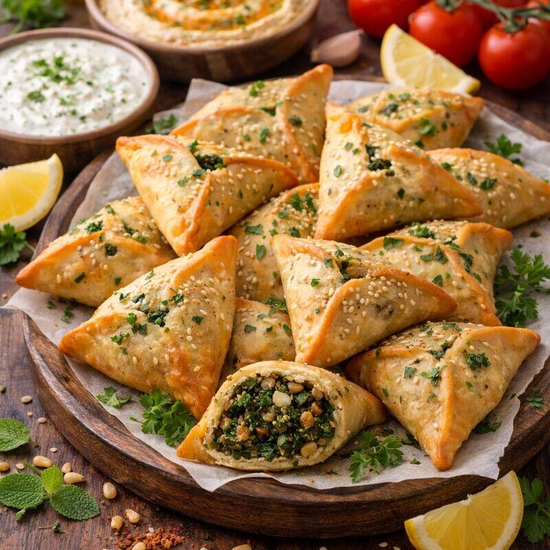 Spinach Fatayer